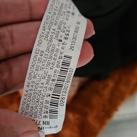 ZARA Long Sleeve Cut Out Maxi Dress with side slit, in Black, size M no stretch. - Picture 8 of 9